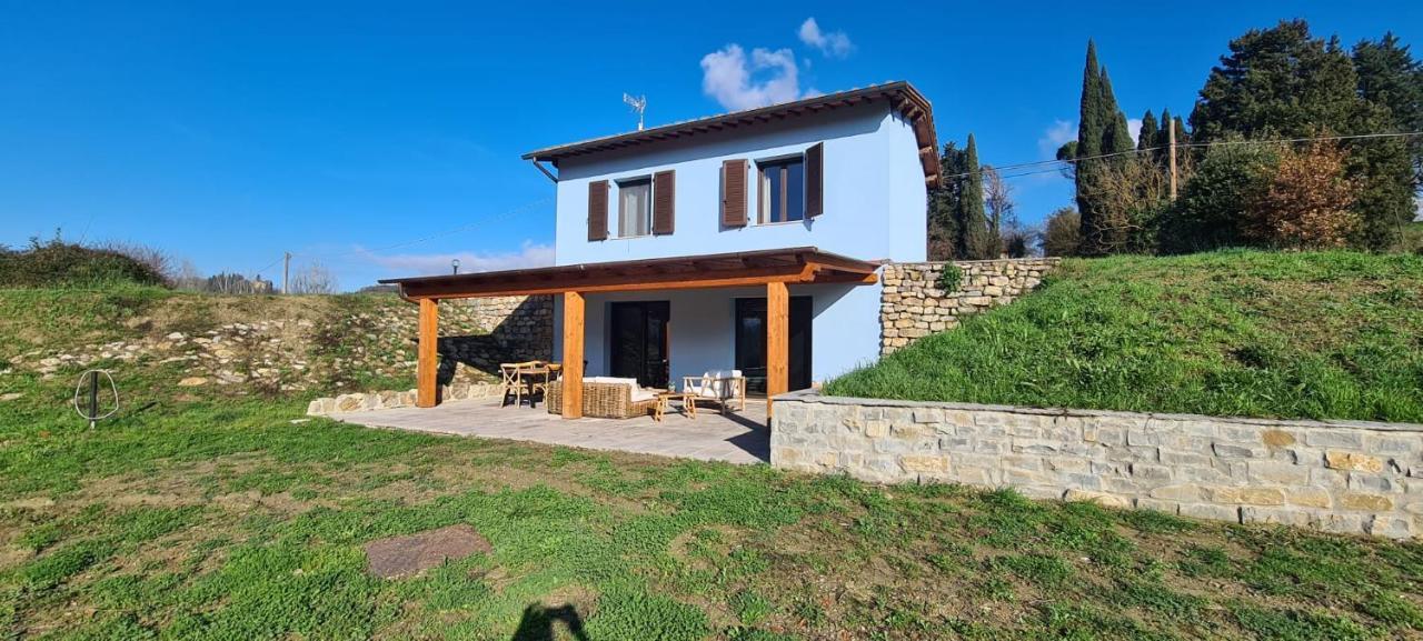 Villa Azzurra Immersa Nel Verde Tra Firenze, Arezzo E Siena Terranuova Bracciolini Exterior foto
